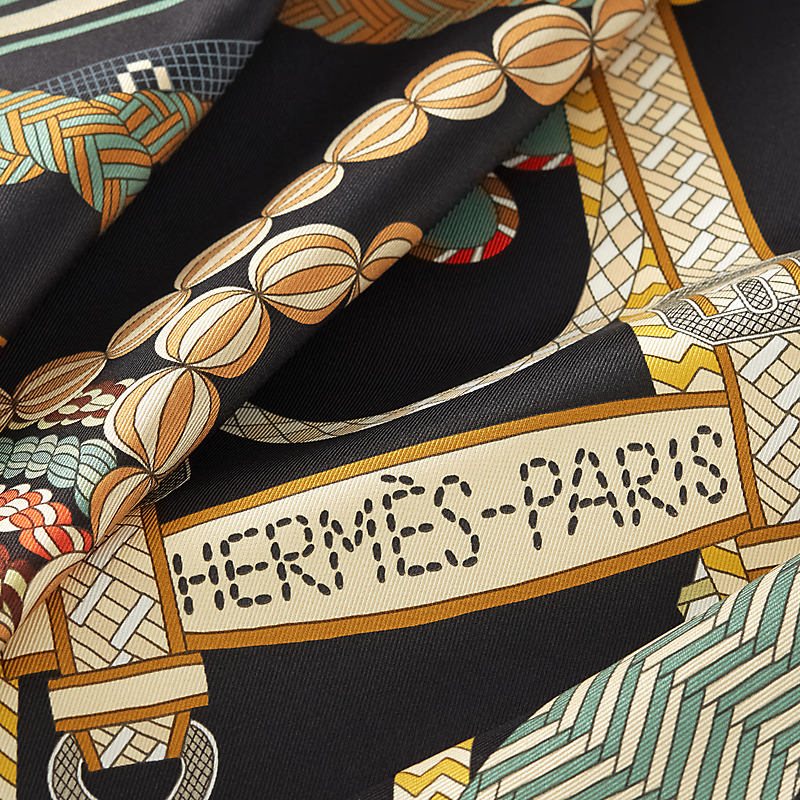 Tout en Tresse scarf 70 - Purple | Hermès Mainland China